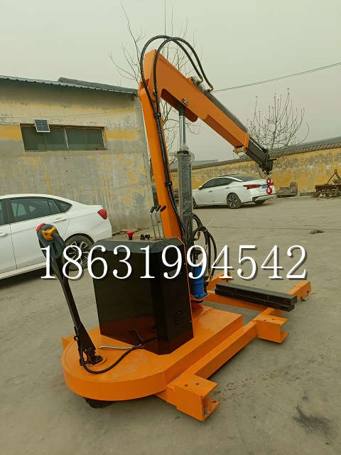 北镇市自卸车厢随车吊 自制轮式四不像起重机 四驱平板吊 5吨 贵盛